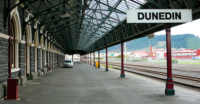 Railway Station, Dunedin New Zealand
