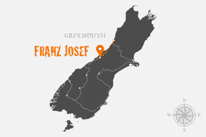Greymouth To Franz Josef Glacier Driving Route