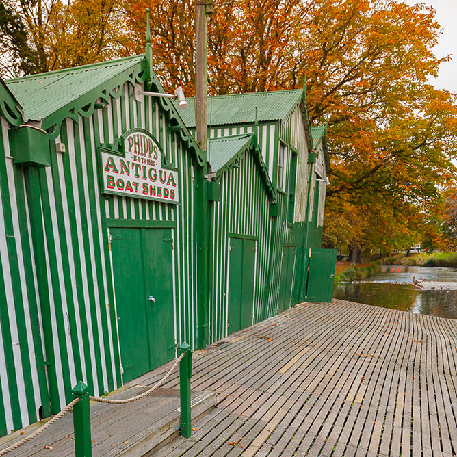 Antigua Boat Sheds, Christchurch