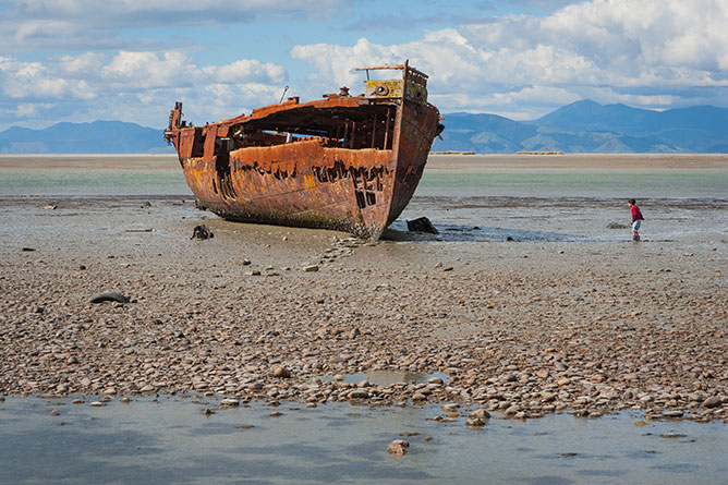 Janie Seddon Shipwreck, Motueka