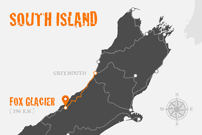 Greymouth To Fox Glacier Driving Distance