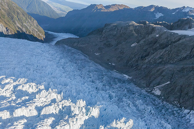 Flying Over Fox Glacier