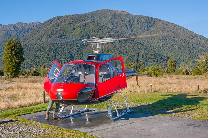 Helicopter Landing Pad, Fox Glacier